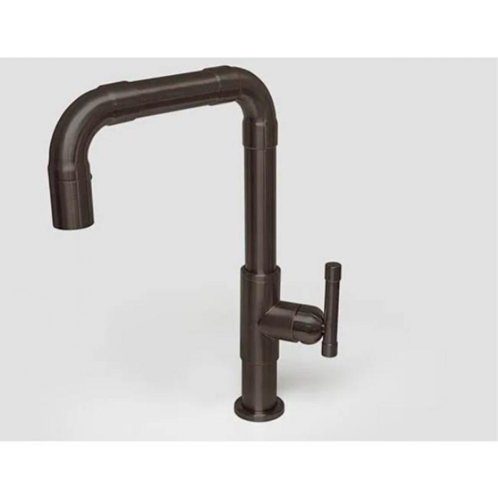 Brut Faucet With Swivel Spout & Pullout Spray 9-3/4'' Center To Aerator 11-1/2'