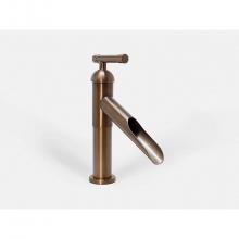 Sonoma Forge BRUT-LBO-W/SP-RC - Brut Faucet With Swivel Elbow Spout & Side Spray 8-3/4'' Center To Aerator 8-3/4&apo