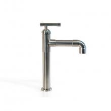 Sonoma Forge BRUT-LBO-S-FX-SN - Brut Short Lav Faucet With Fixed Elbow Spout 6'' Center To Aerator 4'' Spout H