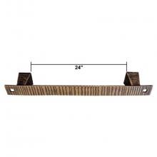 Sonoma Forge CX-ACC-TB24-S - 24'' Cixx Towel Bar Dimensions Are Inside Of Escutcheons