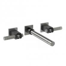 Sonoma Forge ST-RTF-WM-L - Strap Widespread Wall Mount Tub Filler With Fixed Spout 8-3/8'' Wall To Aerator