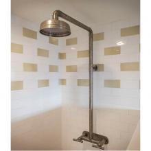 Sonoma Forge WB-SHW-840-SN - Waterbridge Exposed Shower System Model 840 (8'' Spread, Center To Center) With 8'&