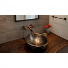 Sonoma Forge WB-LAV-WM-WF-RN - Waterbridge Wall Mount Lav Faucet With Waterfall Spout 8'' Spread, Center To Center 10&a