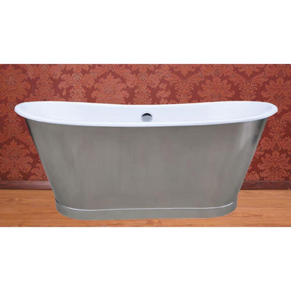 VIRTUOSO?, 67''x27'' Freestanding Bathtub, No Faucet Drillings, Color White,
