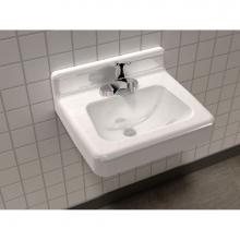 Song S-7020-4-70 - ARIA?, 20''x18'' Lavatory, Wall Mount, 3 Faucet Holes 4'' Center