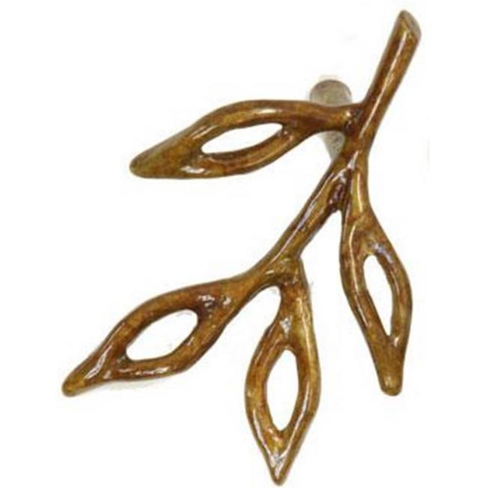 Knob 3L x 1-3/4w - Wrought