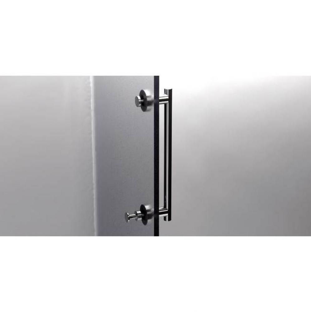 SONIA -TECNO PROJECT SHOWER DOOR BAR400MM+HOOK CHROME (D)