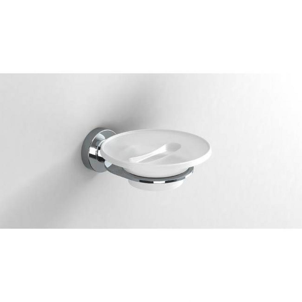 SONIA -TECNO-PROJECT GLASS SOAP DISH BLACK