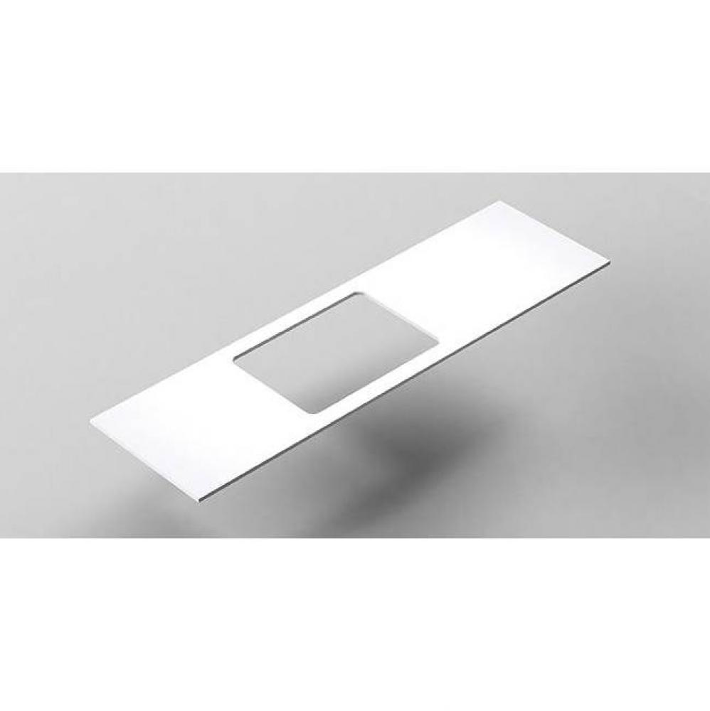 SONIA -MX6 COUNTERTOP 63''(160cm) OFFCENTER.Lt/Rt M-SOLID (Matte) (D)