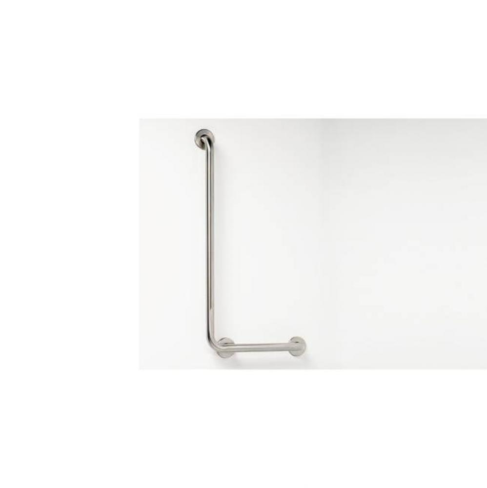 SONIA -GRAB BAR RIGHT 400 X 800/90º SATIN STAINLESS STEEL (D)