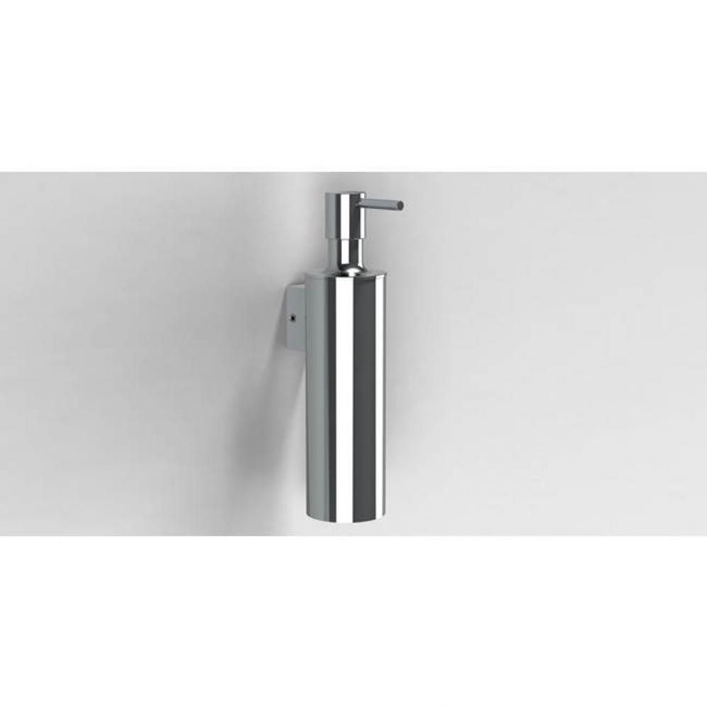 SONIA -SOAP DISPENSER W/MTD CYLINDRIC CHROME (D)