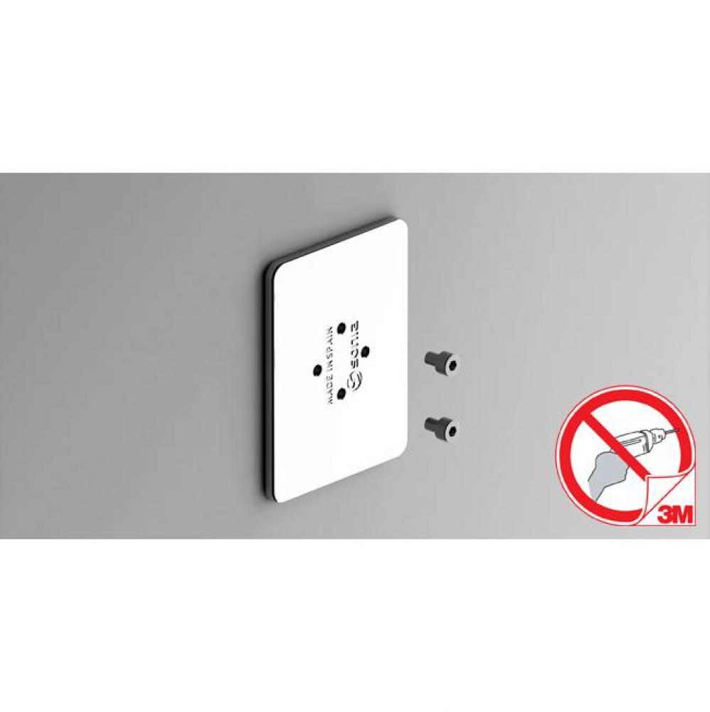 SONIA -BACKPLATE SQUARE CHROME (S1)(D)