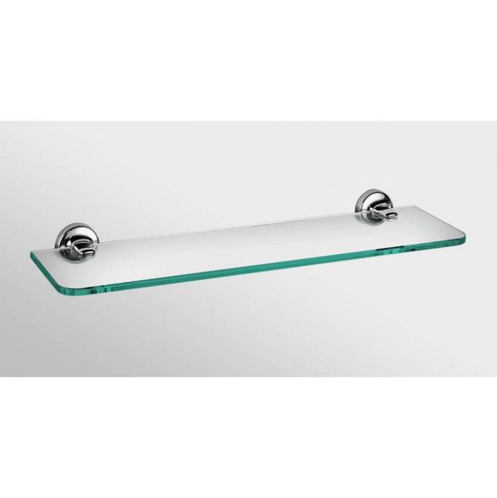 SONIA -E-PLUS SHELF 20''(50cm) GLASS-CHROME(D)
