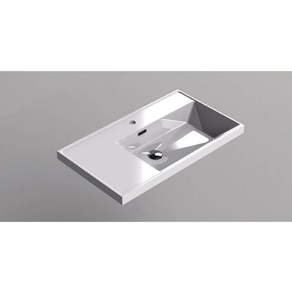 SONIA -MX1 BASIN 800 MM (32'') 1Ø MINERAL MARMO GLOSS