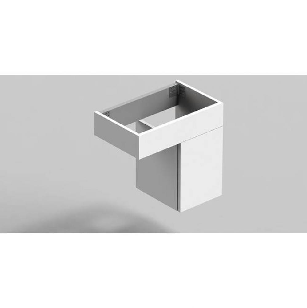 SONIA -PUZZLE CABINET LEFT 20''(50CM) WHITE MATTE(D)