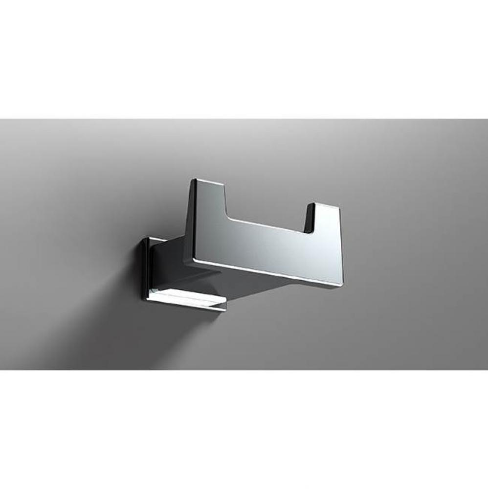 SONIA -S-CUBE DOUBLE ROBE HOOK CHROME