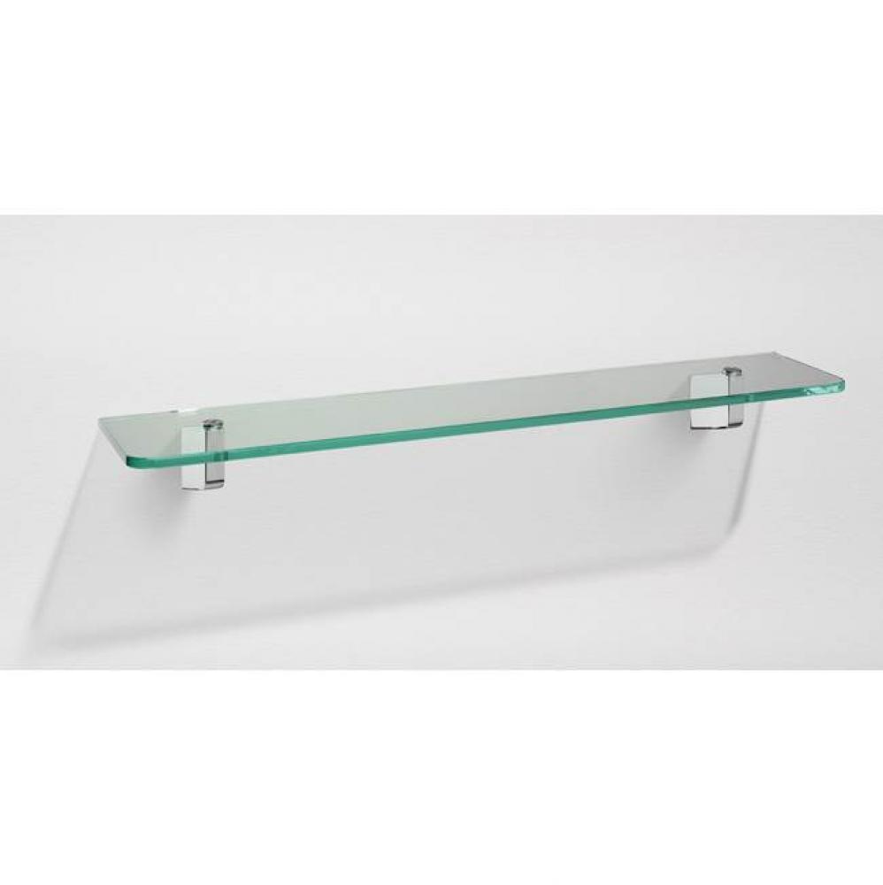 SONIA -S3 SHELF 20''(50cm) GLASS-CHROME(D)