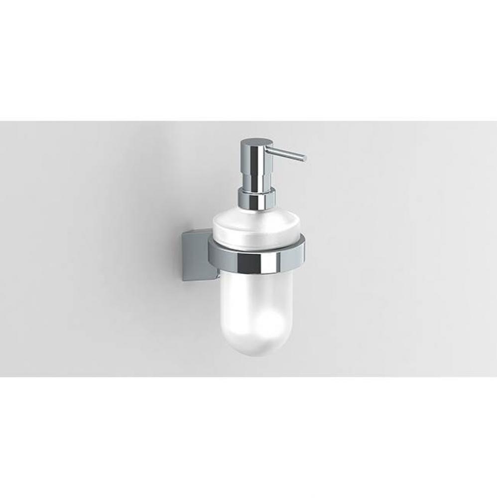 SONIA -S3 SOAP DISPENSER WM GLASS-CHROME(D)