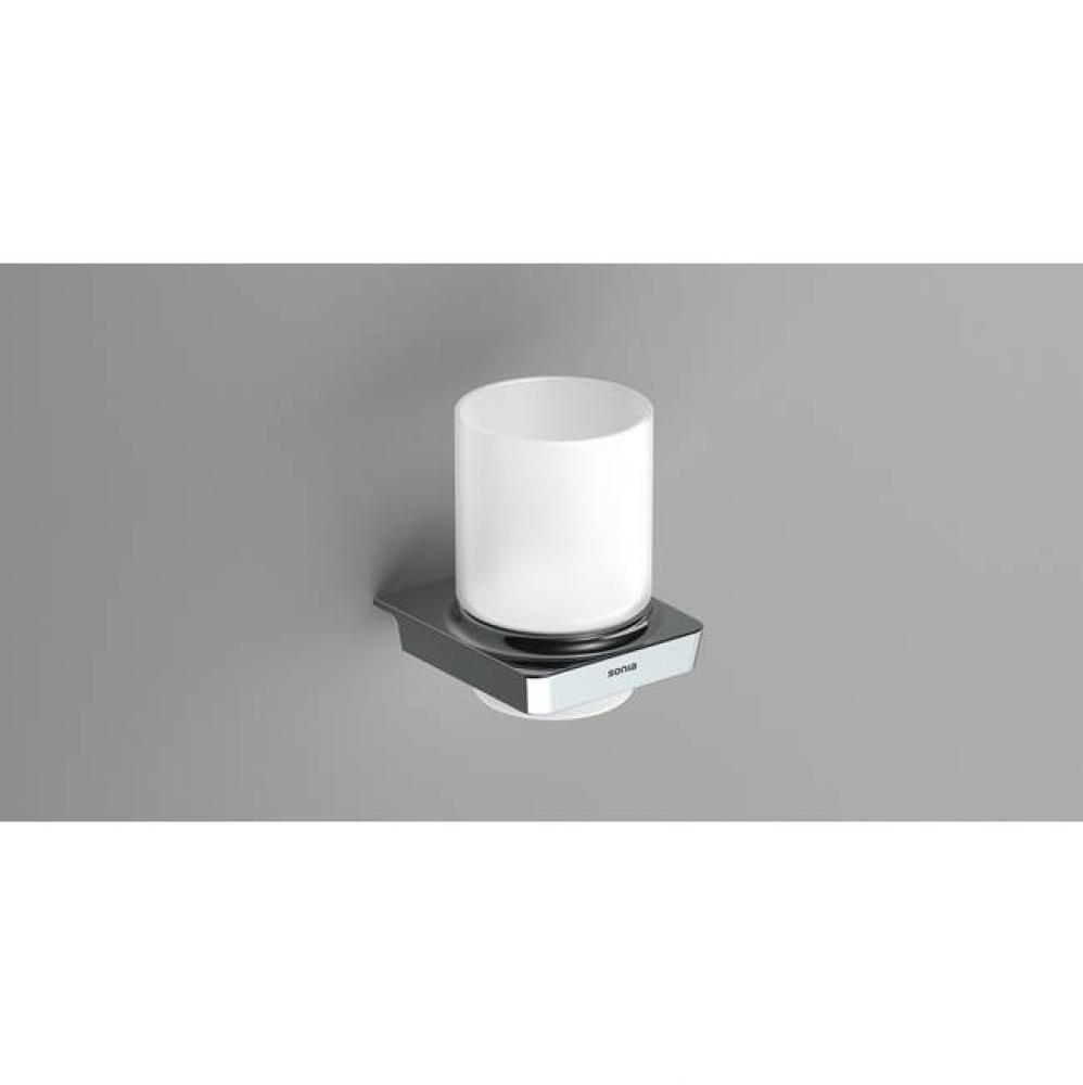 SONIA -S6 TUMBLER WM GLASS-CHROME(D)
