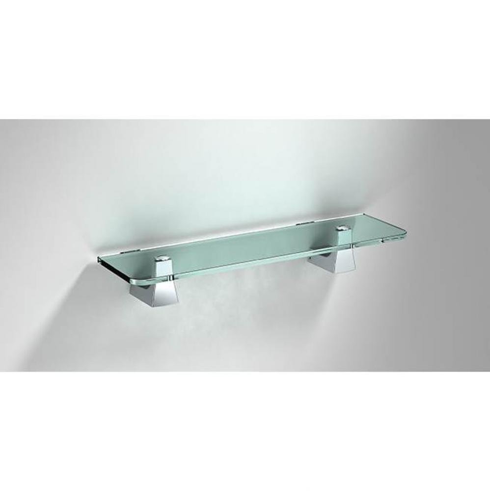 SONIA -S7 SHELF 20''(50cm) GLASS-CHROME(D)