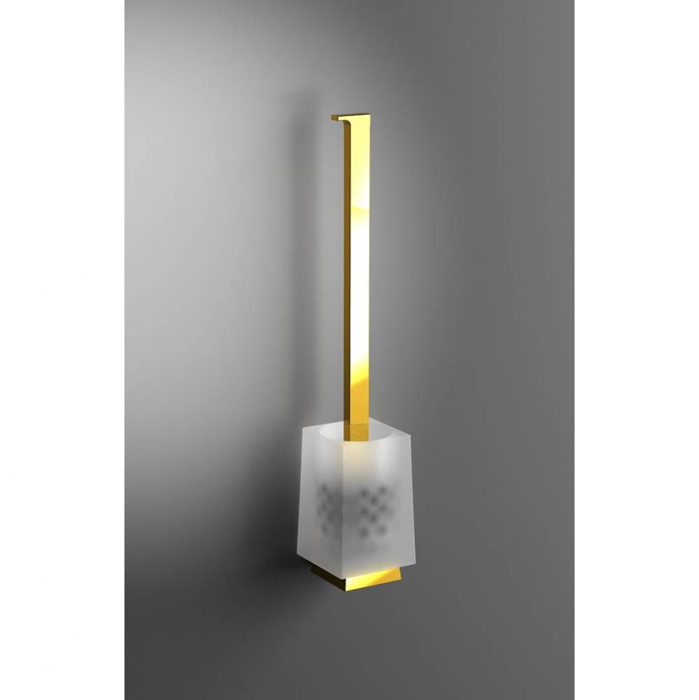 SONIA -S7 WC BRUSH WM GLASS-GOLD(D)