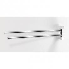 Sonia 168019 - SONIA -S-CUBE TOWEL BAR SWING DOUBLE SQUARE 20''(50cm) CHROME(D)