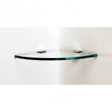 Sonia 055258 - SONIA -GLASS SHELF CORNER CHROME (D)