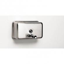 Sonia 090488 - SONIA -SOAP DISPENSER HORIZONTAL INOX (D)