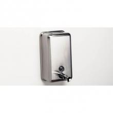 Sonia 118113 - SONIA -SOAP DISPENSER VERTICAL SATIN STAINLESS STEEL (D)