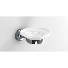 Sonia 124558 - SONIA -E-PLUS SOAP DISH GLASS CHROME (D)