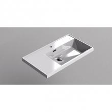 Sonia 161171 - SONIA -MX1 BASIN 800 MM (32'') 1Ø MINERAL MARMO GLOSS