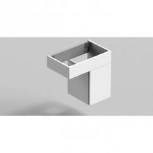 Sonia 157242 - SONIA -PUZZLE CABINET LEFT 20''(50CM) WHITE MATTE(D)