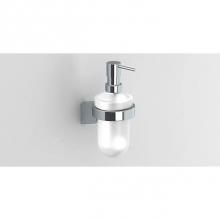 Sonia 129270 - SONIA -S3 SOAP DISPENSER WM GLASS-CHROME(D)