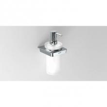 Sonia 161010 - SONIA -S6 SOAP DISPENSER WM GLASS-CHROME(D)
