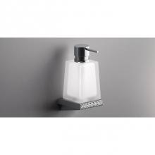 Sonia 161935 - SONIA -S8SWK SOAP DISPENSER WM GLASS-CHROME(D)