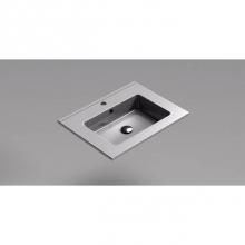 Sonia 161416 - SONIA -SX7 CERAMIC BASIN 600 MM (24'') 1Ø WHITE CERAMIC