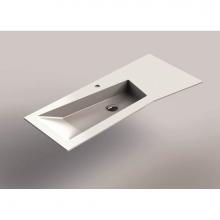 Sonia 154333 - SONIA -FRACTAL BASIN RX1 1Ø 43'' (110cm)  SOLID SURFACE (MATTE)(D)