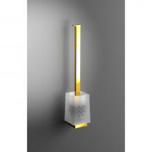 Sonia 138449 - SONIA -S7 WC BRUSH WM GLASS-GOLD(D)