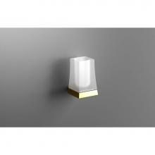 Sonia 138418 - SONIA -S7 VANITY CNTRTOP SET TRAY/TUMBLER/SOAP DSPNSR GLASS-GLD(D)