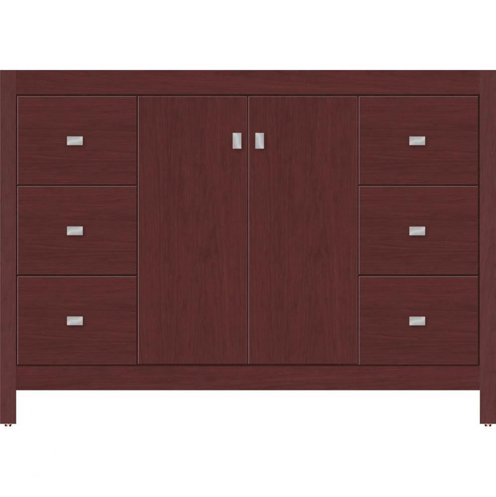 48 X 21 X 34.5 Alki View Vanity Slab Dk Cherry Sb