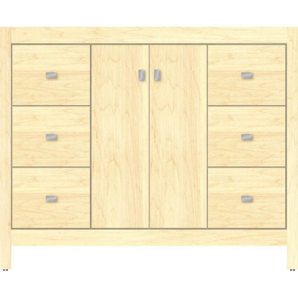 42 X 21 X 34.5 Alki View Vanity Slab Nat Maple Sb