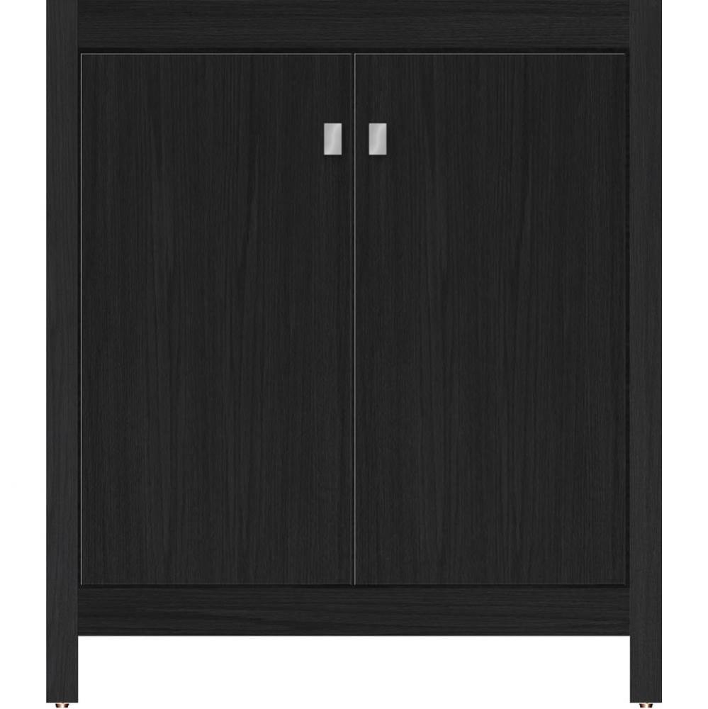 30 X 21 X 34.5 Alki View Vanity Slab Midnight Oak Std