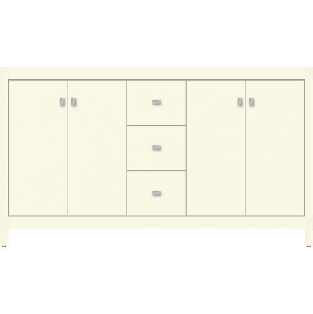 60 X 21 X 34.5 Alki View Vanity Slab Sat Biscuit Db