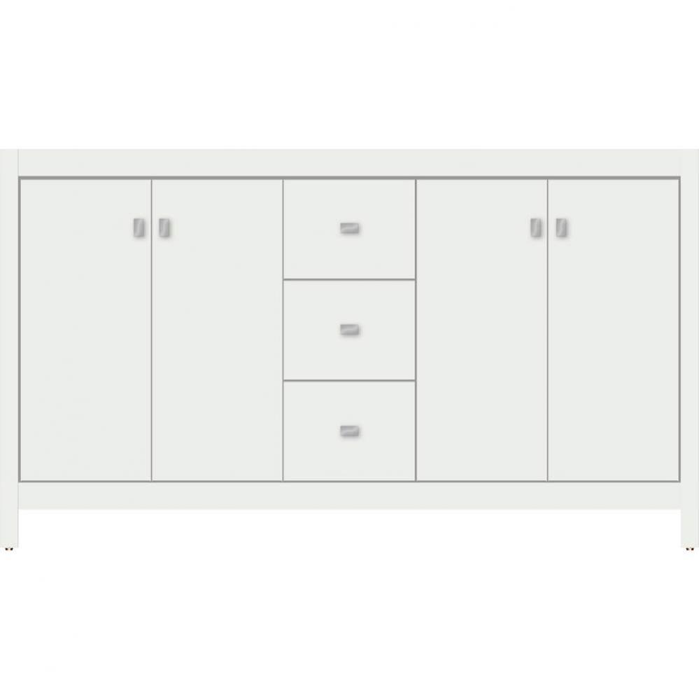 60 X 21 X 34.5 Alki View Vanity Slab Powder Grey Db