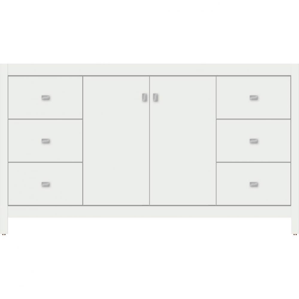 60 X 18.5 X 34.5 Alki View Vanity Slab Powder Grey Sb