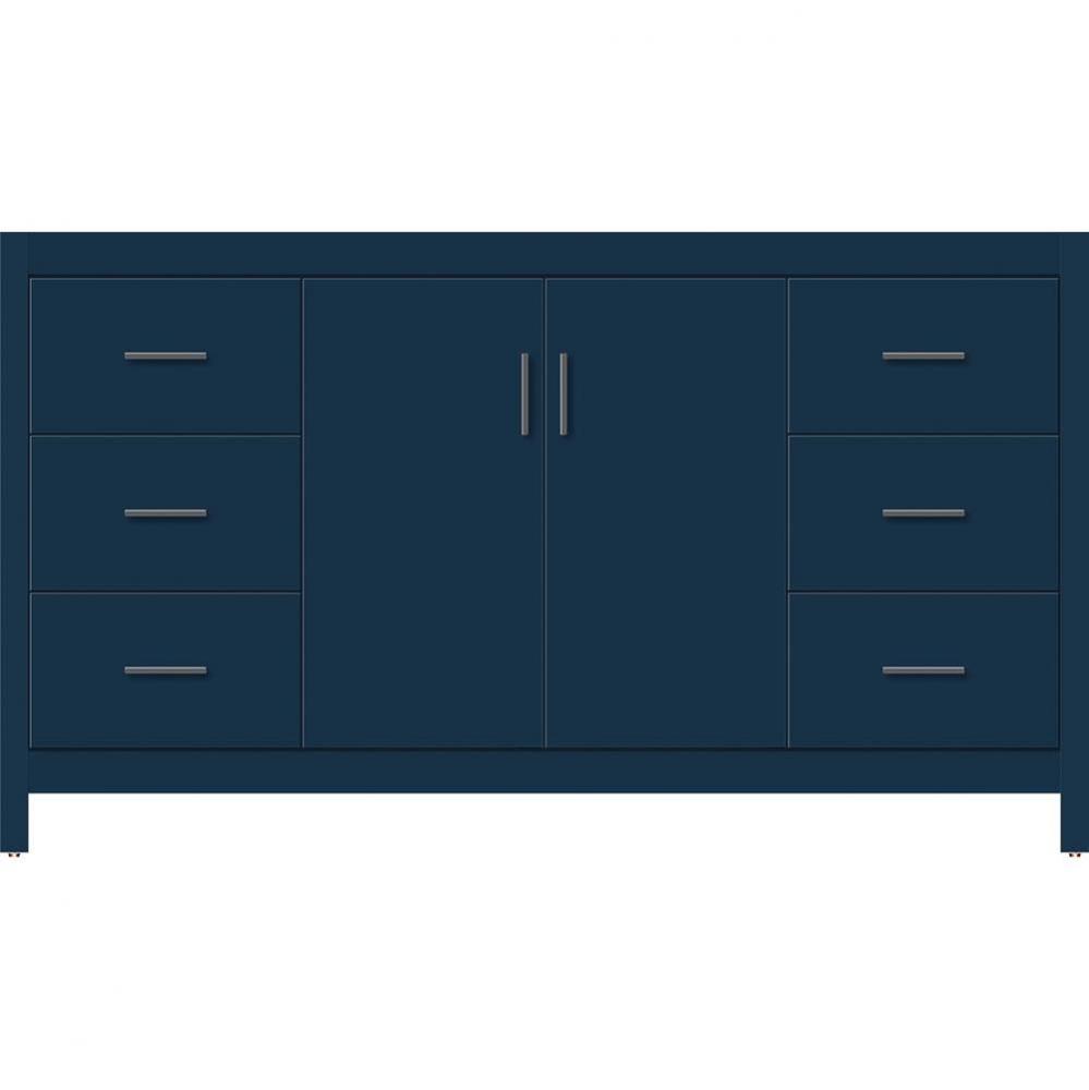 60 X 18.5 X 34.5 Alki View Vanity Slab Lapis Night Sb
