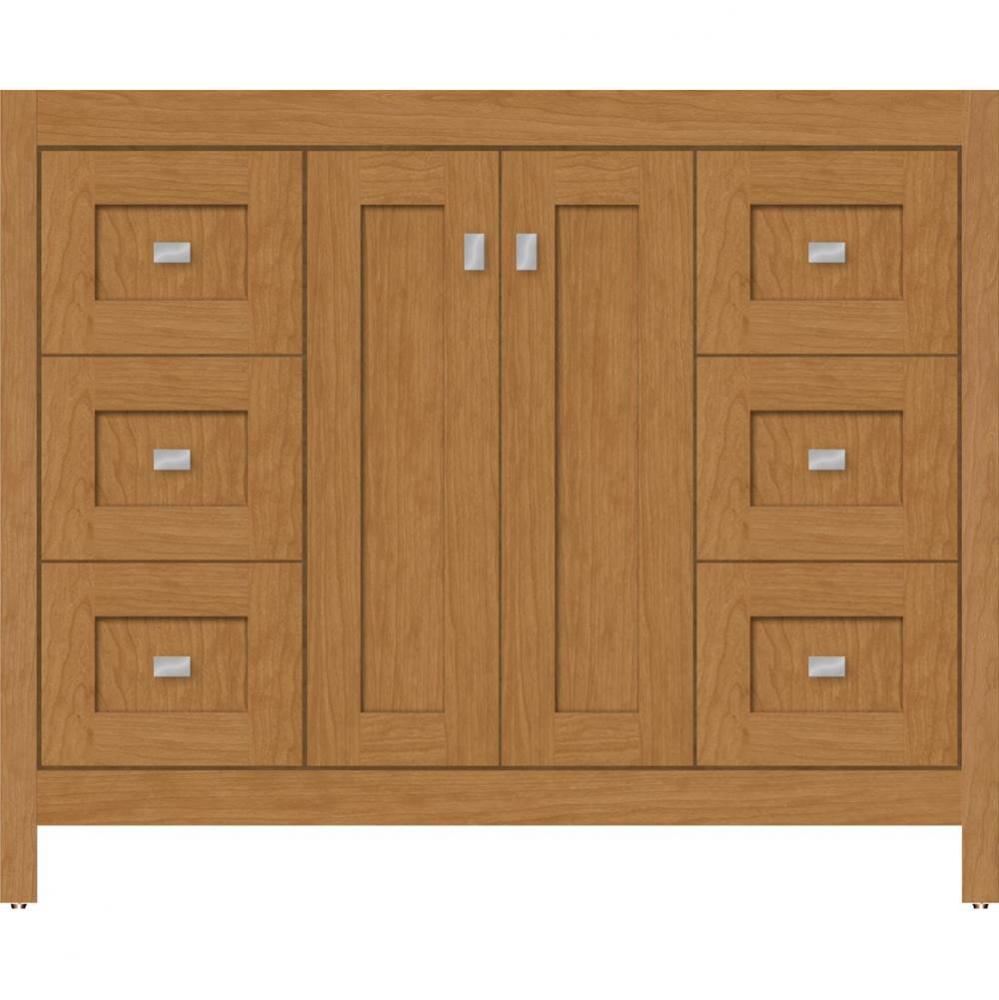 42 X 21 X 34.5 Alki View Vanity Shaker Nat Cherry Sb