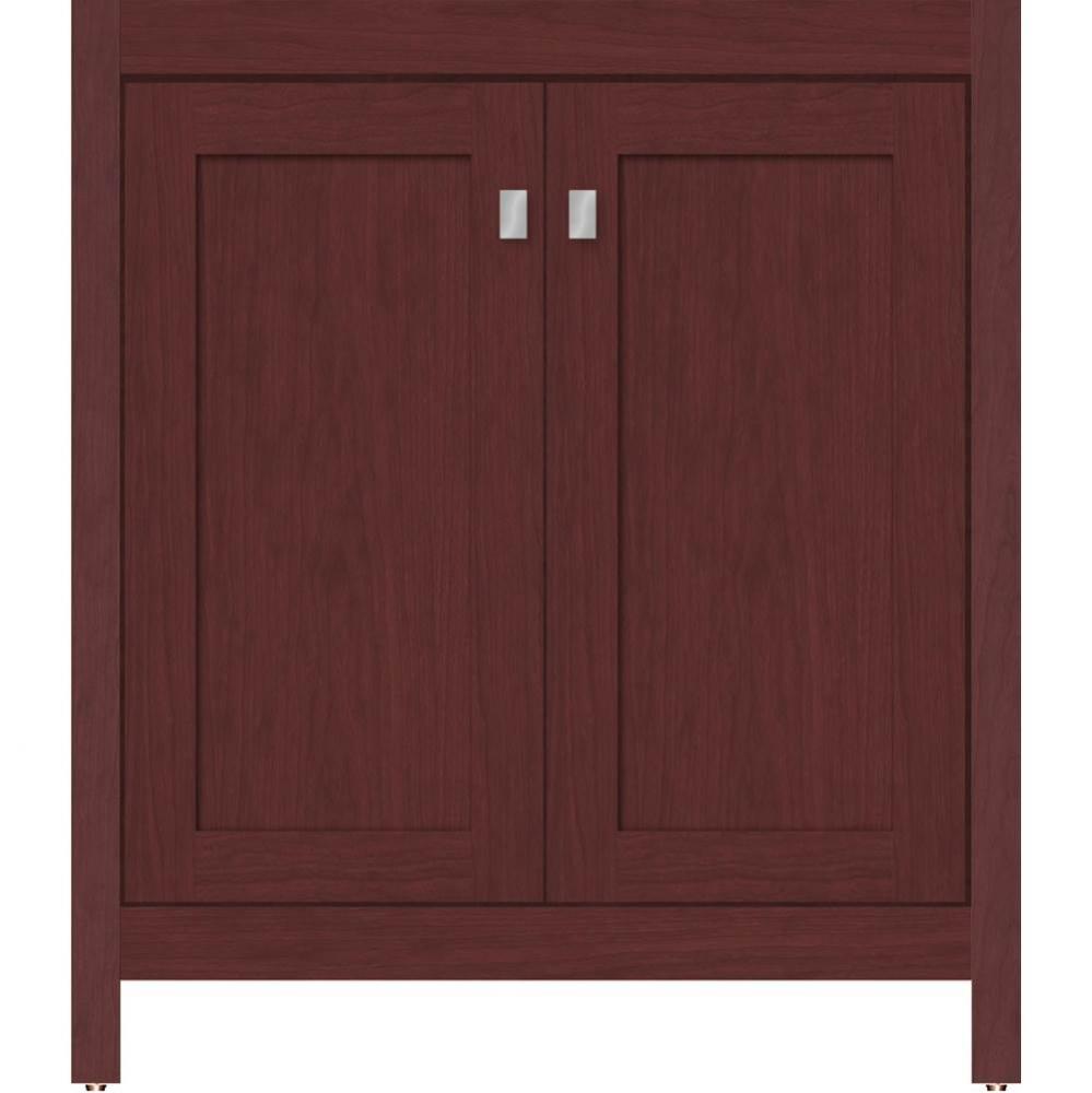 30 X 21 X 34.5 Alki View Vanity Shaker Dk Cherry Std