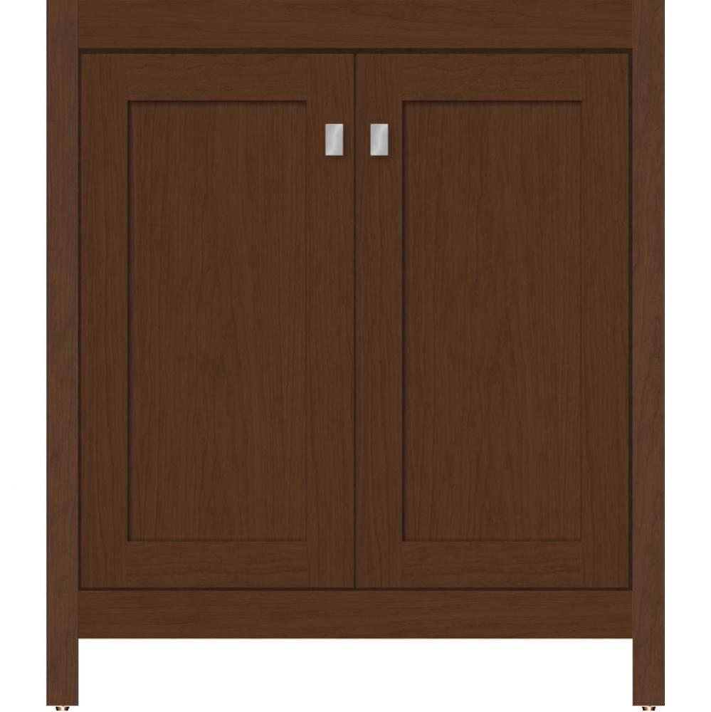 30 X 21 X 34.5 Alki View Vanity Shaker Pecan Cherry Std