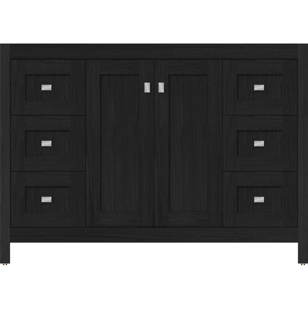 48 X 21 X 34.5 Alki View Vanity Shaker Midnight Oak Sb